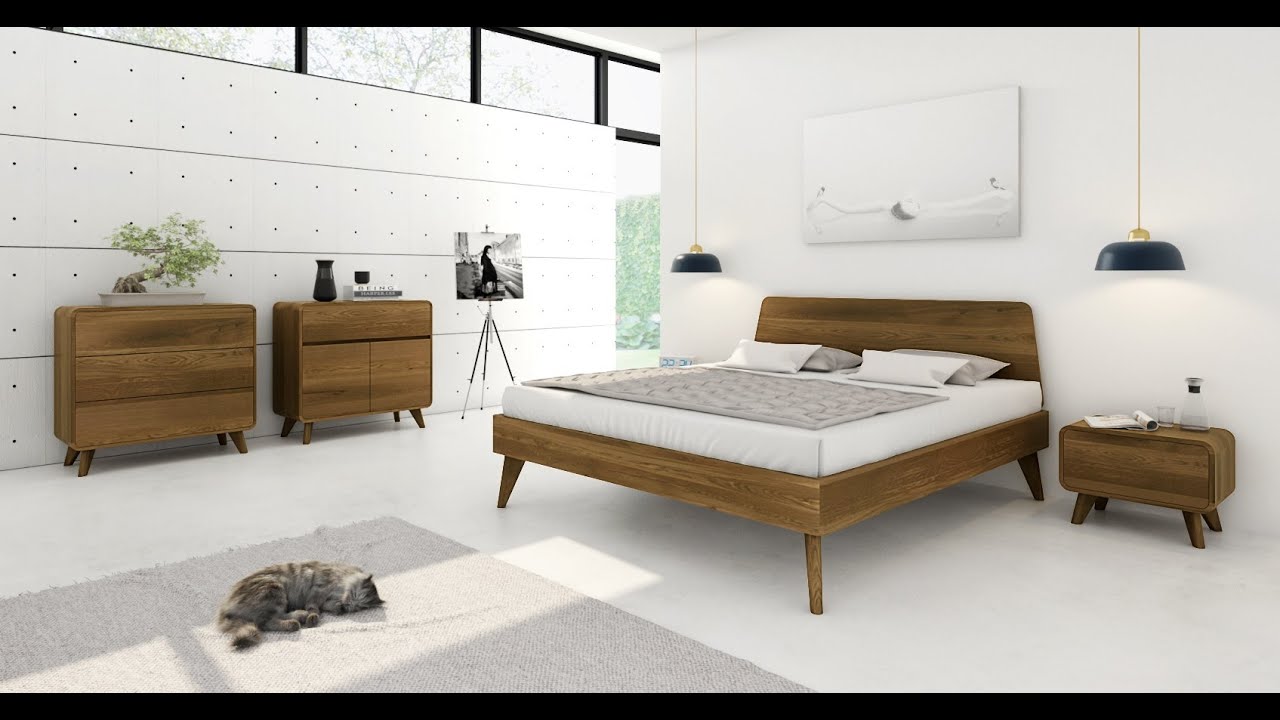 postel z masivu Cortina dub