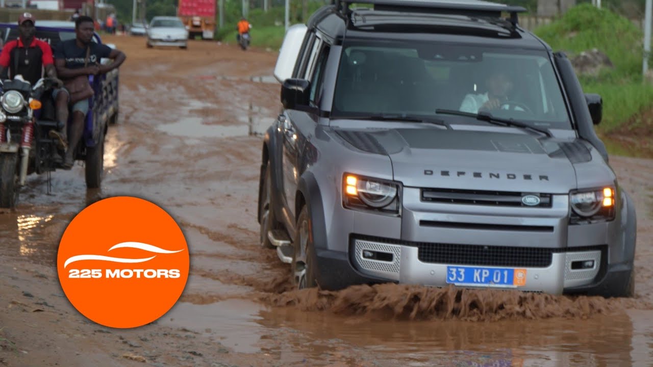 🇨🇮 DEFENDER P400!  L'aventure devient une simple promenade. #voiture #landrover #cotedivoire