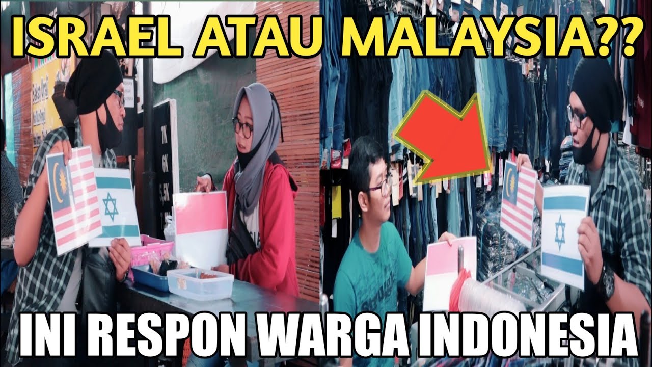 BILA INDONESIA HARUS MEMILIH, ISR4EL ATAU MALAYSIA? | SOCIAL EXPERIMENT Cak Lonjong