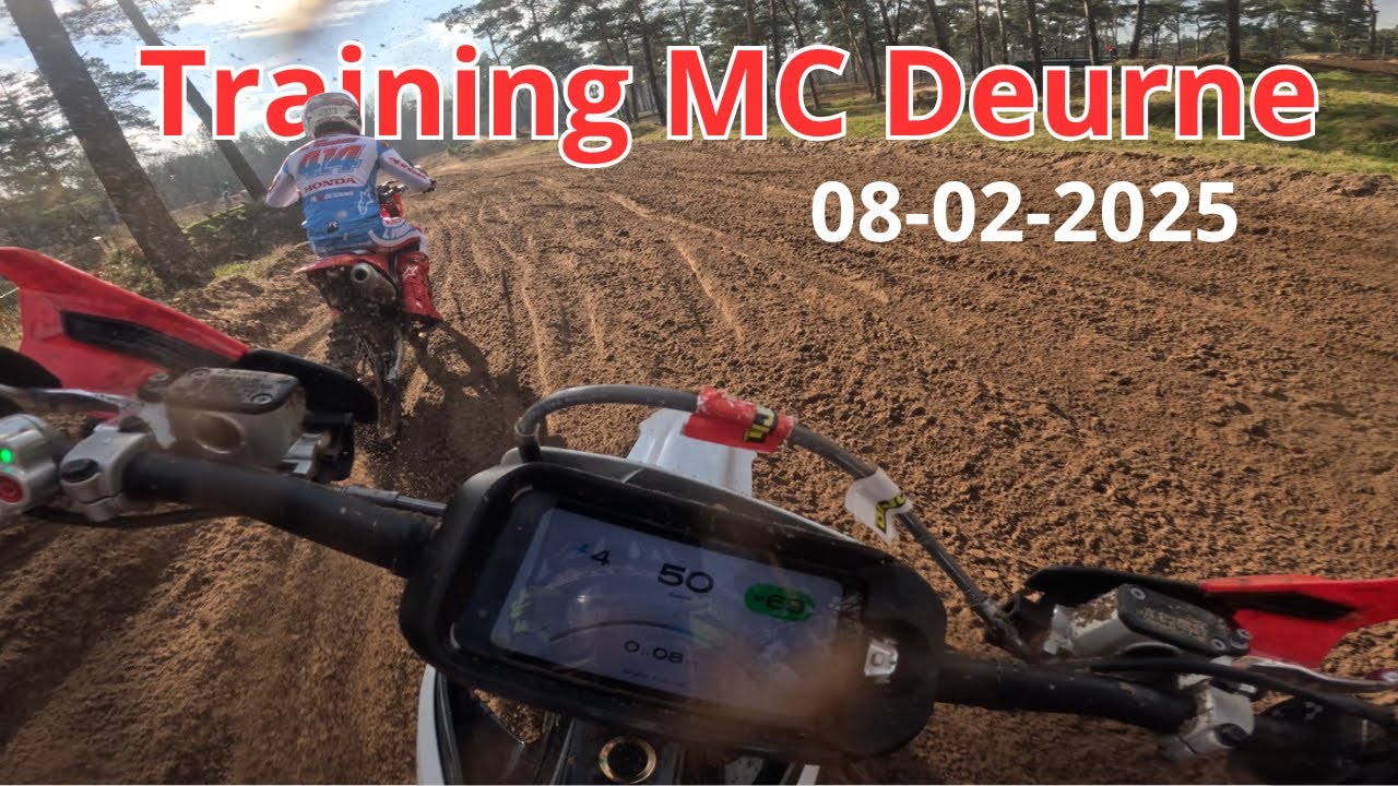 Training MC Deurne 08-02-2025, Stark Varg, BIG CRASH!
