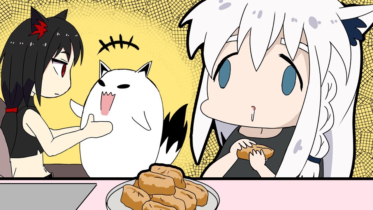 【手描き】ギャンブル狂フブちゃんに黒ちゃん困惑！【黒上フブキ/白上フブキ/RUST/ホロライブ/切り抜き】【切り抜き漫画】