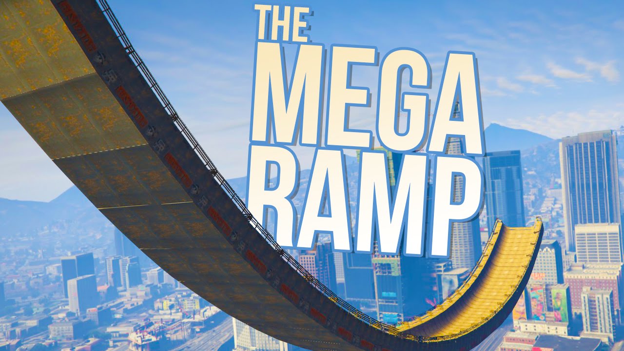 GTA 5 Mods Showcase - THE MEGA VERTICAL RAMP - GTA 5 Funny Moments Gameplay