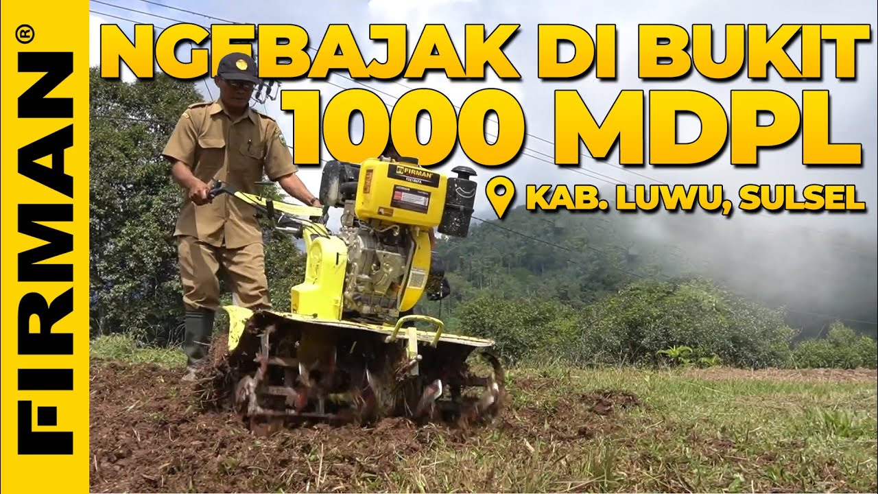 BAJAK BUKIT KERAS PAKAI FTL720D DI KABUPATEN LUWU