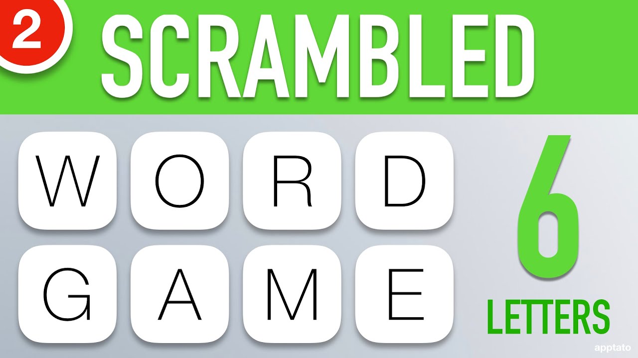 Scrambled Word Games Vol. 2 - Guess the Word Game (6 Letter Words)