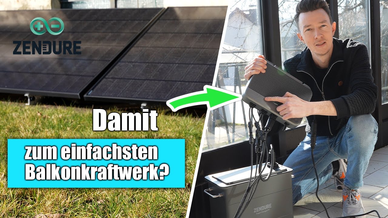 SO einfach zum Balkonkraftwerk? - Zendure SolarFlow 800