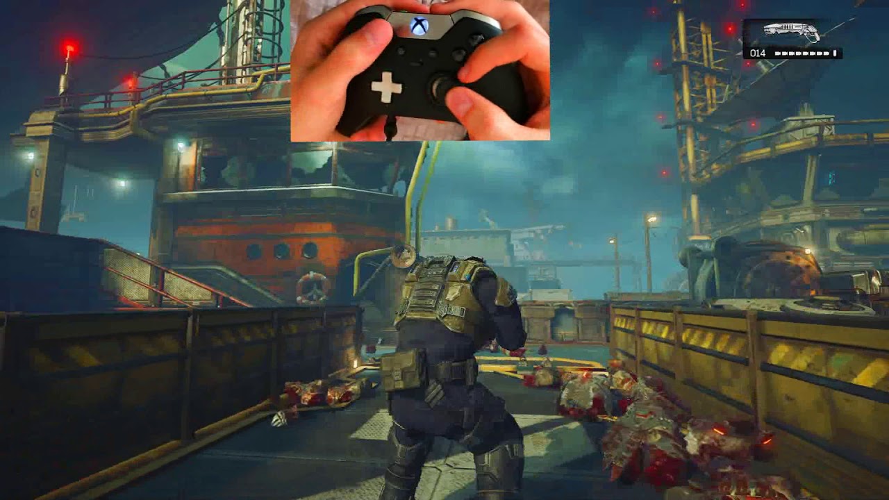 Wallbounce Handcam Testing Thumb, Claw, Tournament & Paddle (Gears of War 4)