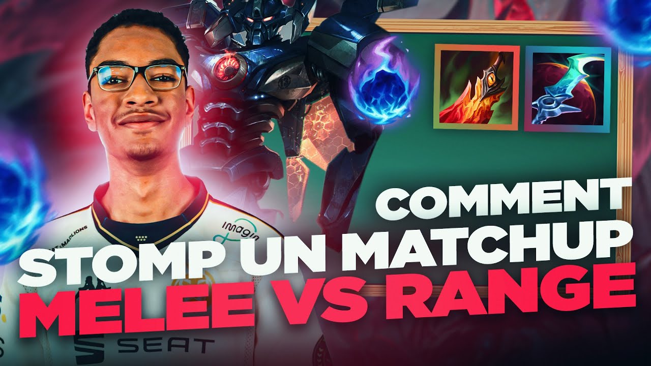 PARTIE PÉDAGOGIQUE #3 - AATROX VS GNAR - STOMP UN MATCHUP MELEE VS RANGE