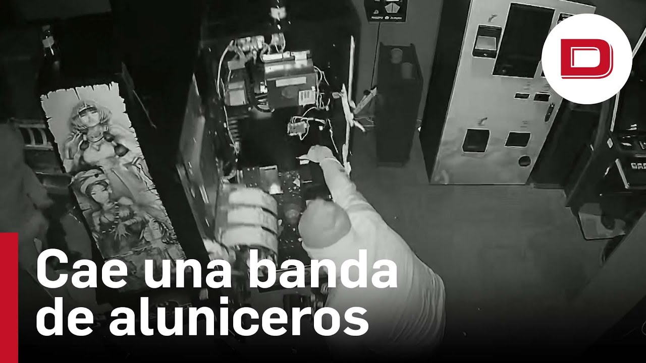 El vídeo que facilitó la detención de una banda de aluniceros en Madrid