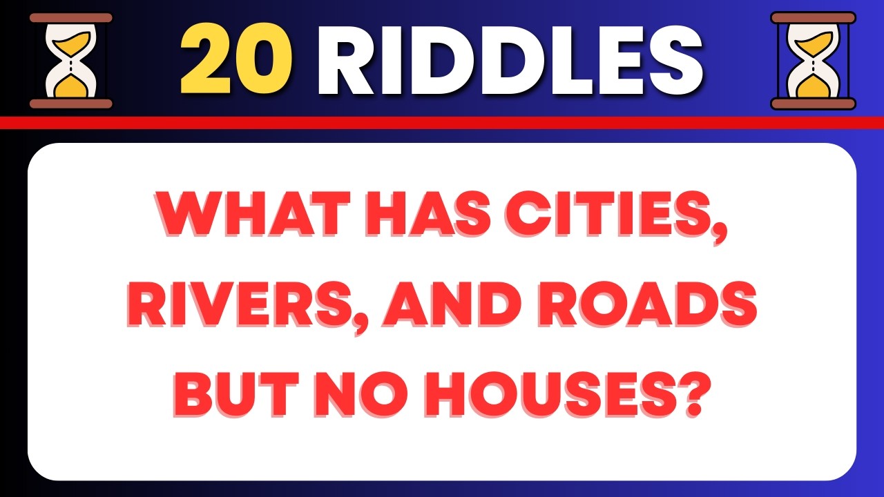 20 Tricky Riddles - Can You Solve Them?