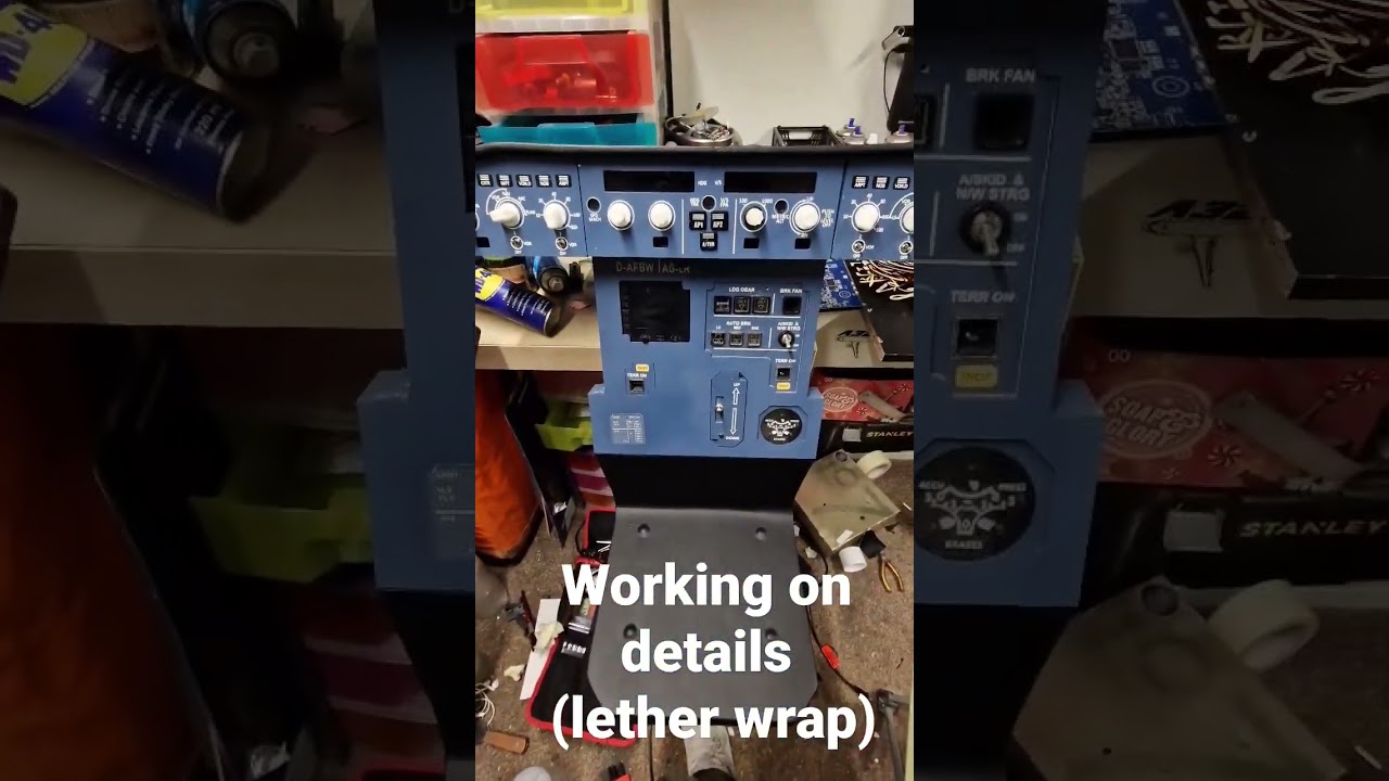 A320 Home-made Cockpit.     #flybywire #mfs2020 #mobiflight #thrustmaster