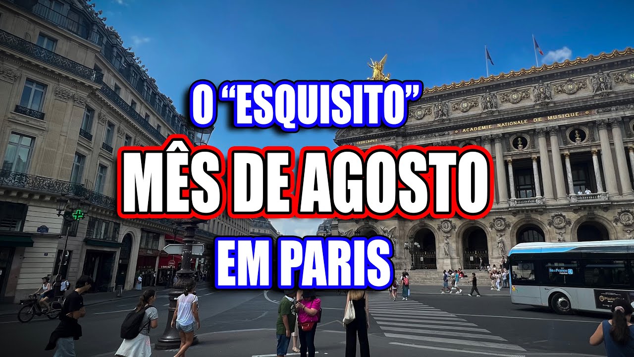 O ESQUISITO MÊS DE AGOSTO EM PARIS! #andredegrossi #paris #montmartre