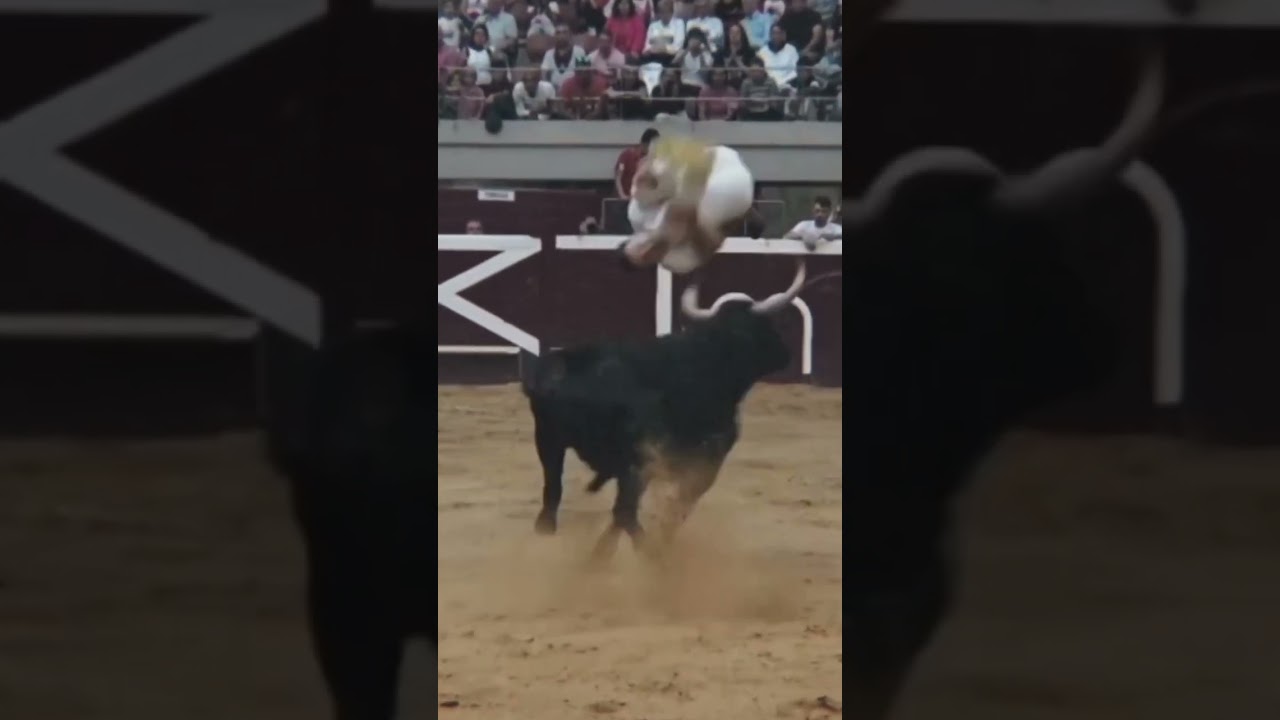 Juancar Fearless Bull Leap The Capon de Arriazu Masterclass!🤸🐂🇪🇸Salto imparable al #toro de #Arriazu