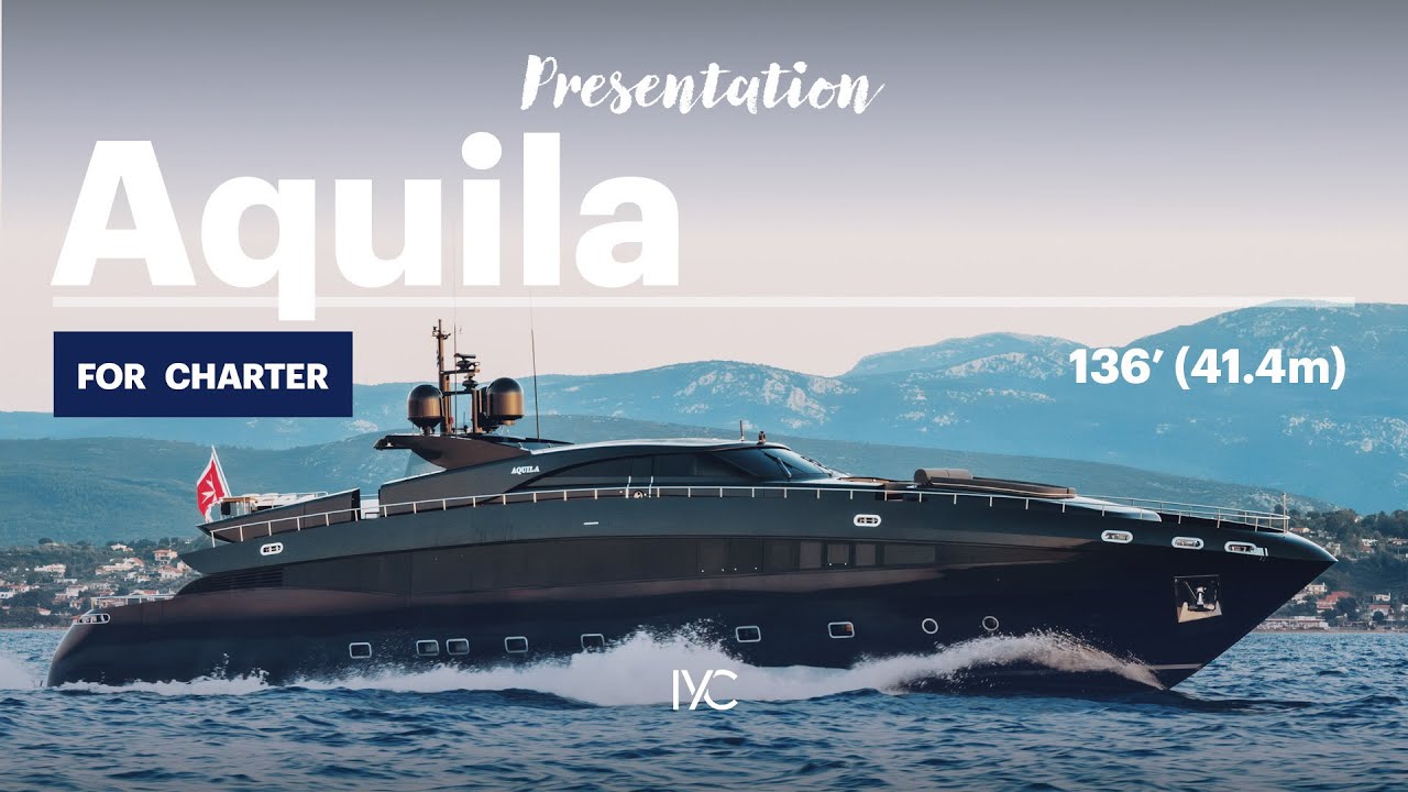 AQUILA I The striking 136' (41.4m) Baglietto cruising Greece I For charter with IYC