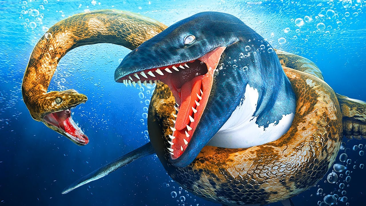 Titanoboa VS Mosasauro || Un Duello Epico Tra I Due Rettili Pi&ugrave; Grandi Di Sempre