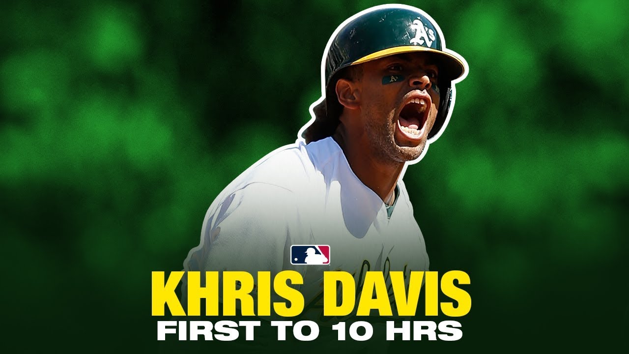 Khris Davis - First Hitter to 10 home runs in 2019