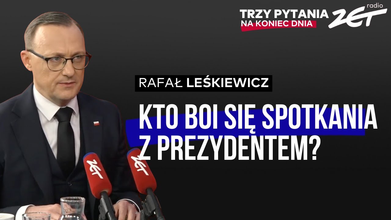 Rafał Leśkiewicz w Trzy Pytania na Koniec Dnia