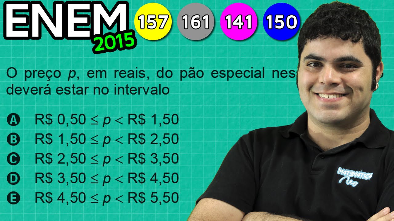 ENEM 2015 Matem&aacute;tica #15 - Resolvendo Equa&ccedil;&atilde;o Quadr&aacute;tica por Soma e Produto das Ra&iacute;zes