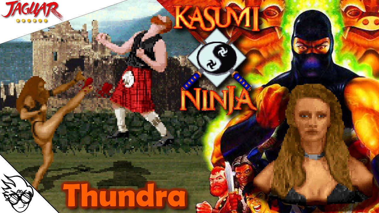 Kasumi Ninja (Atari Jaguar / 1994) - Thundra [Playthrough] [Hard]