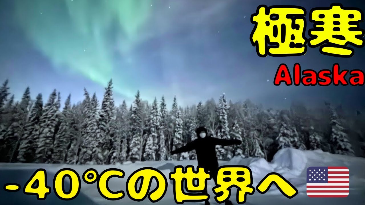 オーロラを鑑賞する為に北極圏の近くまで行くとこうなりました。【フェアバンクス/Fairbanks🇺🇸】