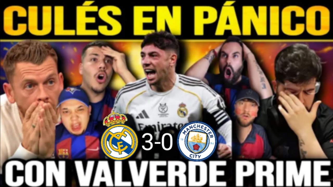 😂🔥 LOS MEJORES LLOROS DE LOS CULES EN EL REAL MADRID 3-0 MANCHESTER CITY (EL MADRID PADREA A TODOS)
