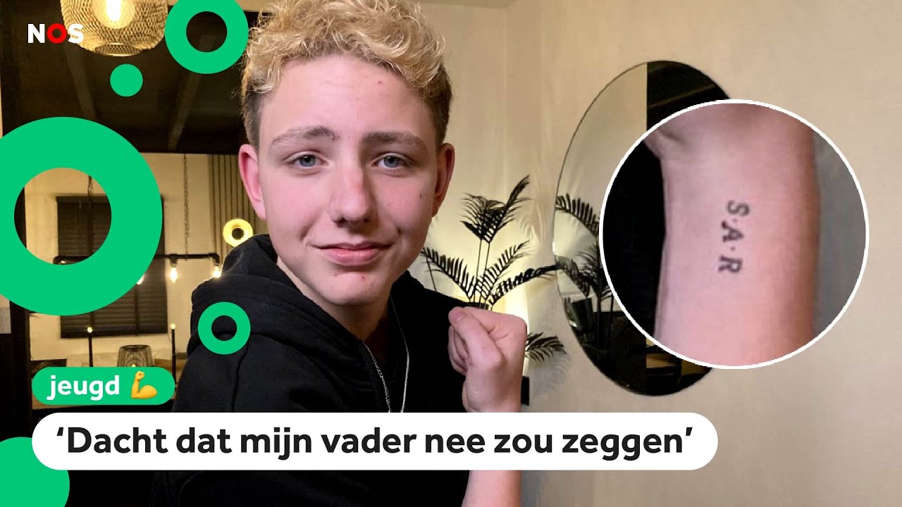 Sylvester nam een tattoo toen hij 13 was