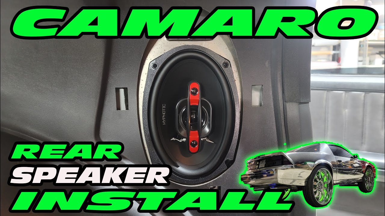 1982 - 1992 3RD GEN CAMARO REAR SPEAKER INSTALL / HOW TO