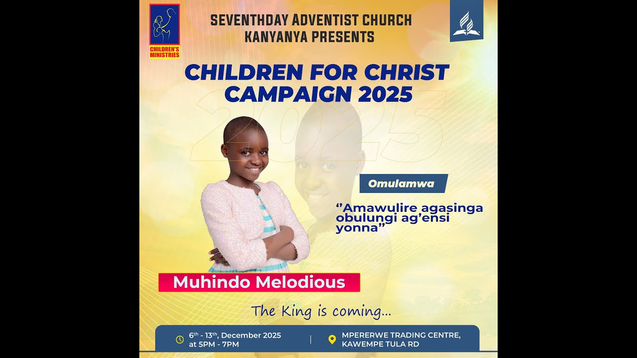 KANYANYA CHILDREN FOR CHRIST CAMPAIGN 2025