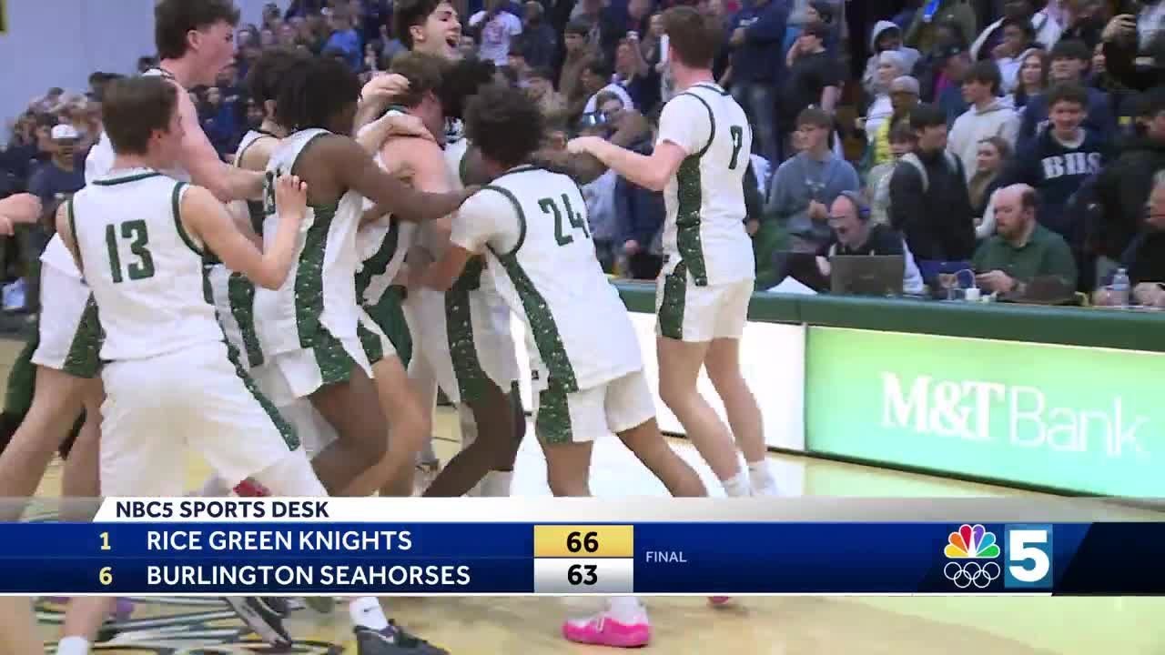 Rice wins 19th championship in 66-63 thriller over Burlington