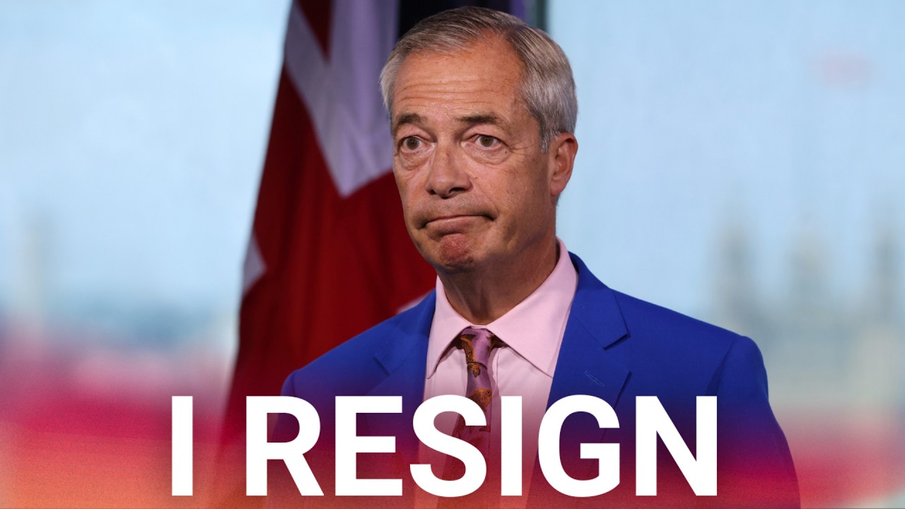 Farage resigns, declaring 'enough is enough'