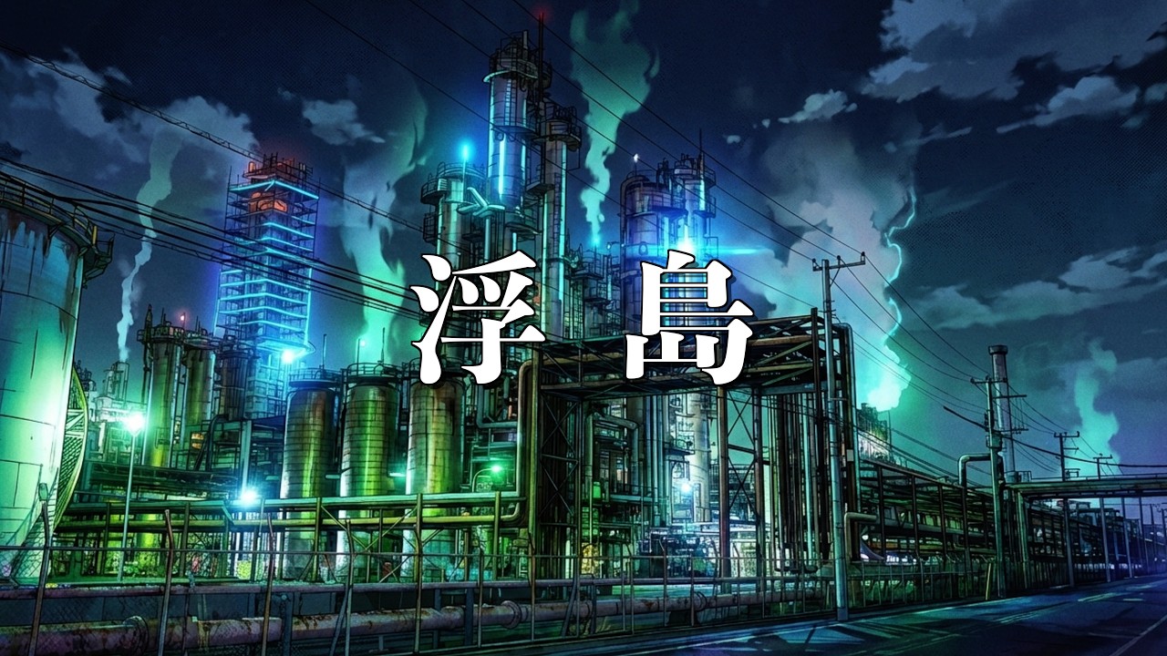 浮島／Factory Night View in Ukishima