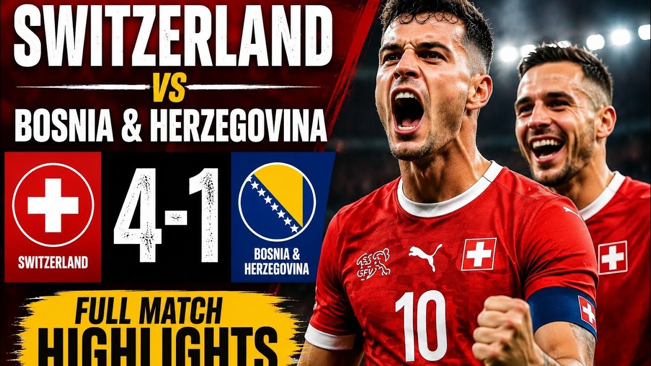 Switzerland Dominate Bosnia & Herzegovina! | World Cup 2026 Highlights