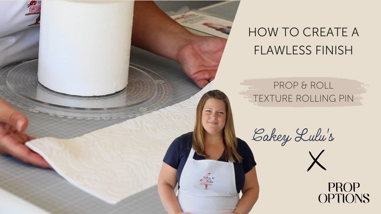 Prop & Roll: How to use Texture Rolling Pins to create a flawless cake finish with Saracino!
