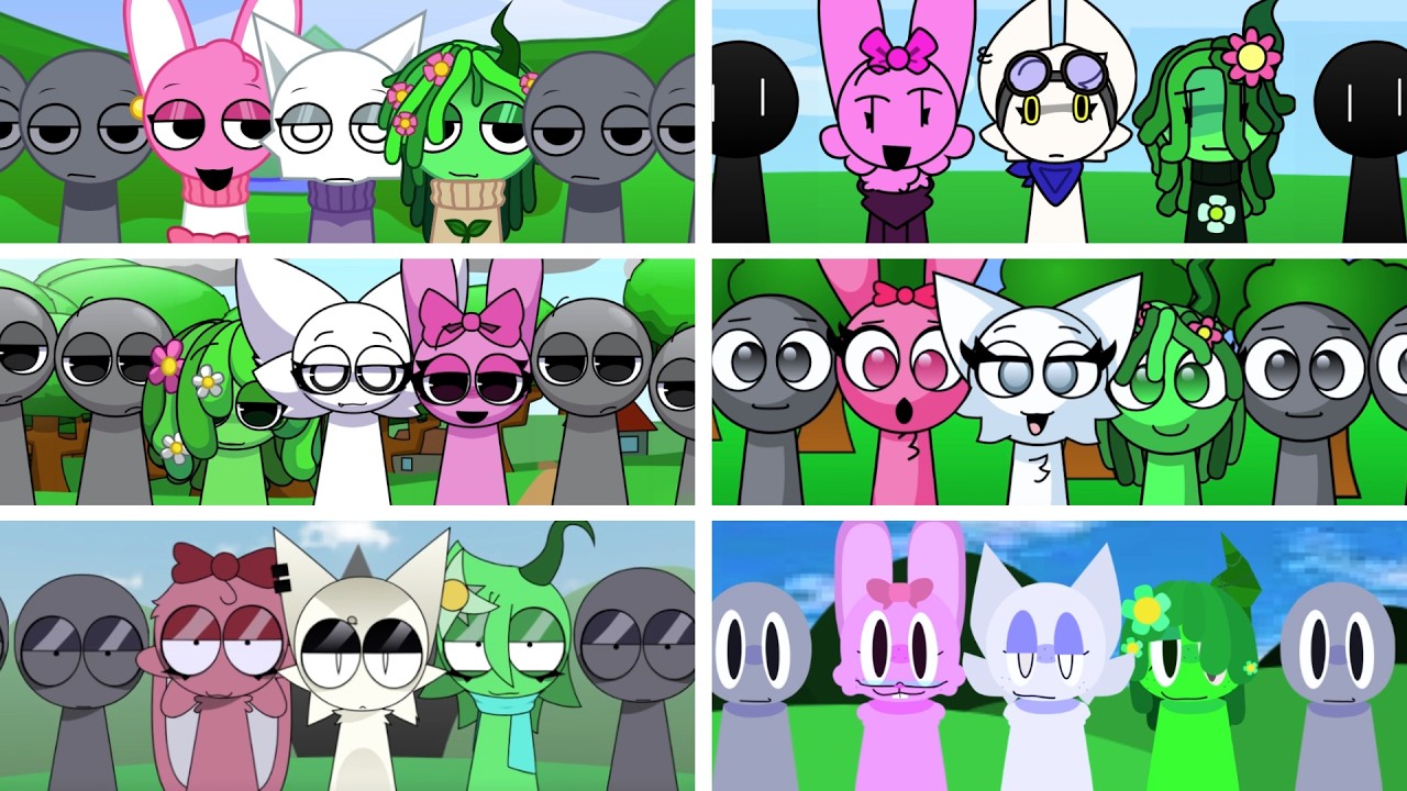 Incredibox - Sprunki but ONLY SPRUNKI GIRLS in ALL Different Mods