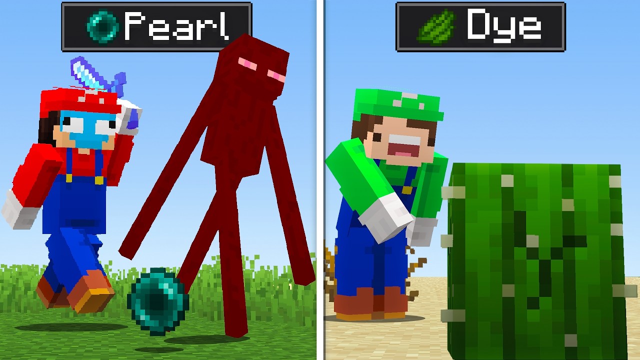 Collect Your Minecraft Item, You Win...