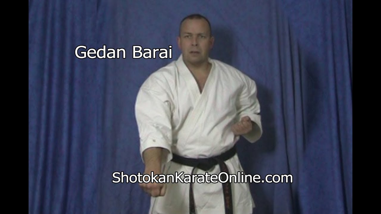 Gedan Barai downward Block