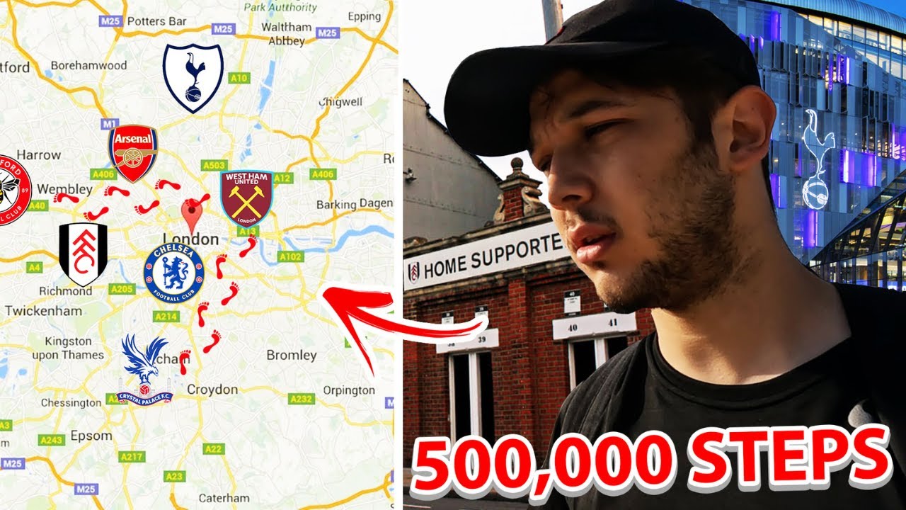 WALKING to ALL London Premier League Stadiums in 24 HOURS