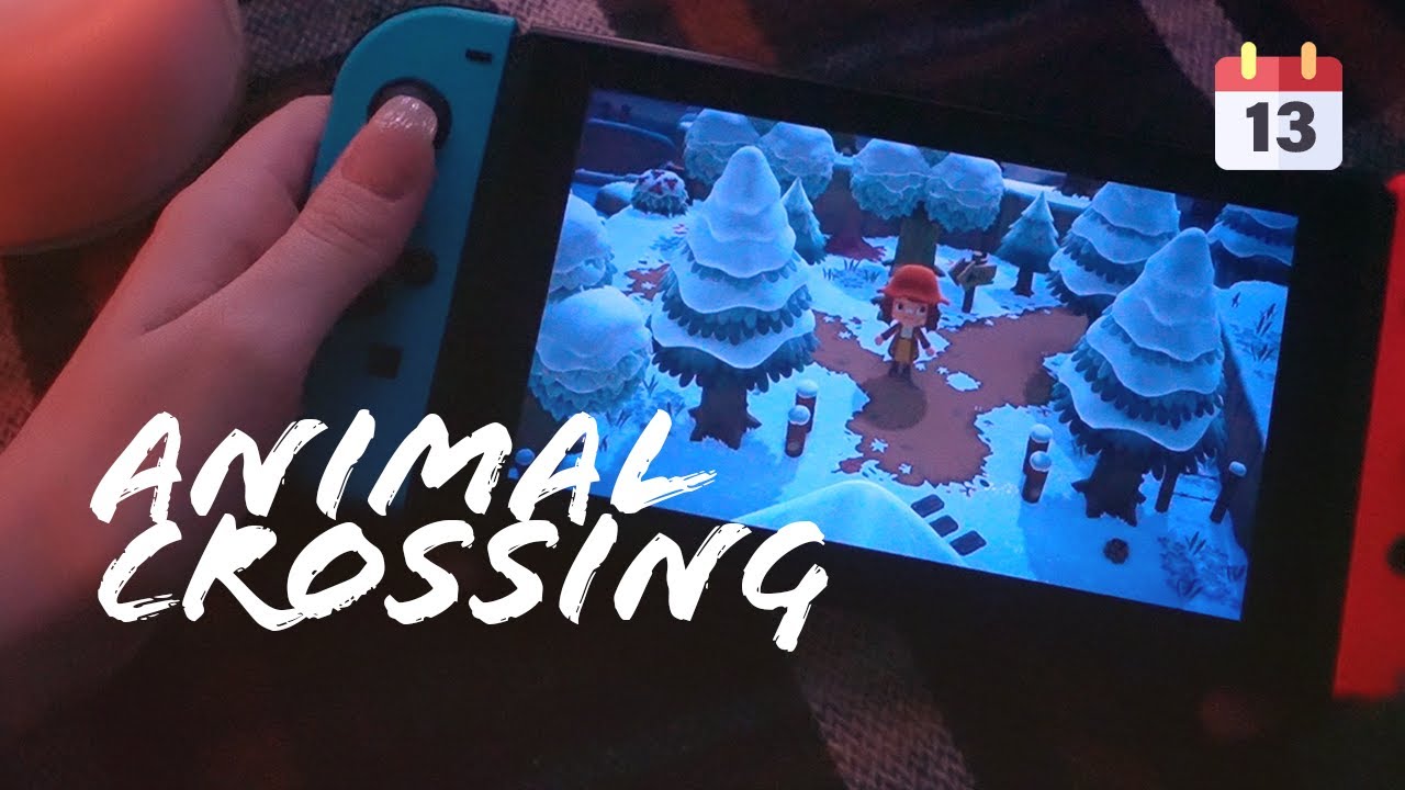 ASMR | un petit gameplay animal crossing hiver et blabla ! (français)