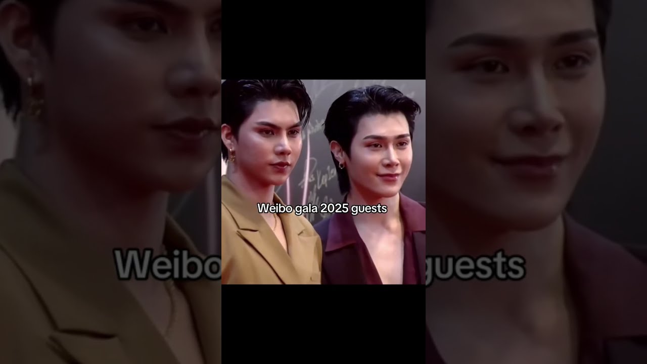 Weibo gala 2025 guests #ohmnanon #pondphuwin #weiboupdate #weibogala2025 #blshorts #blshort #couple