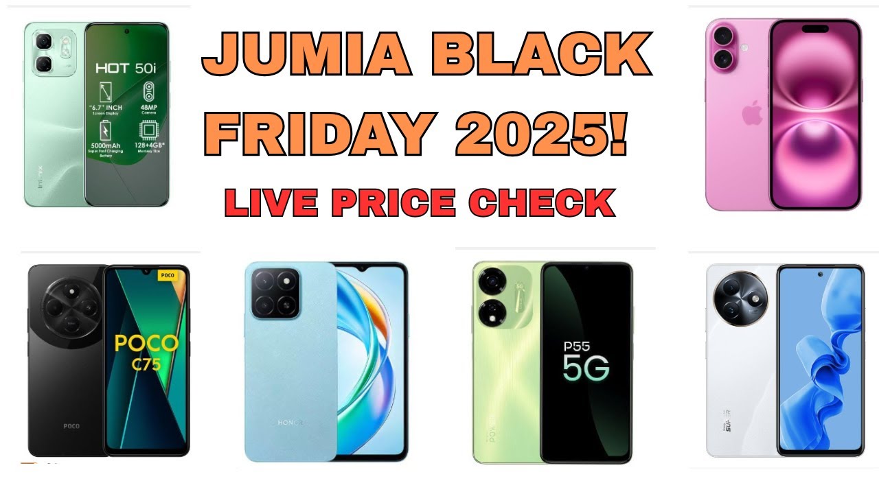 Jumia Black Friday Smartphone Deals You Can't Miss! 