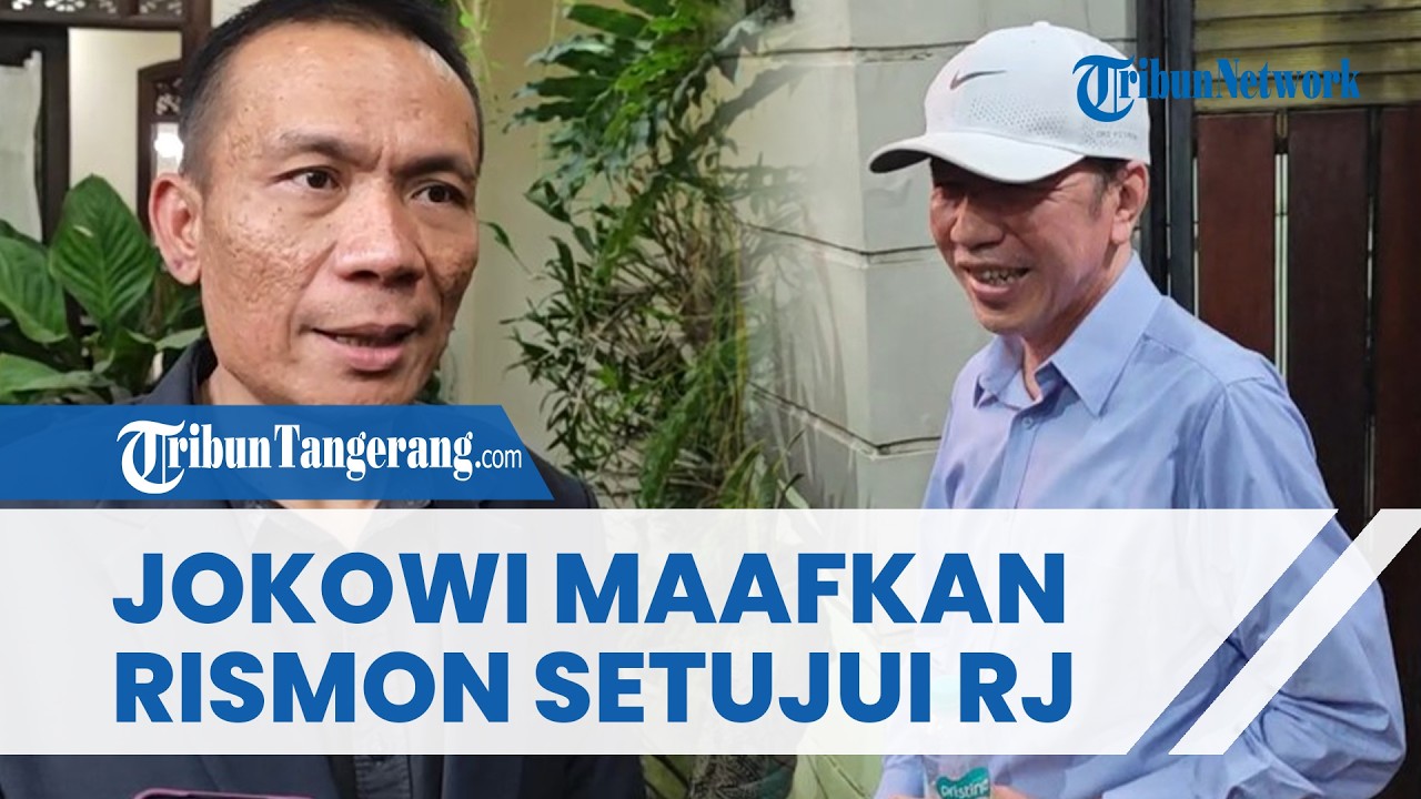 JOKOWI MAAFKAN RISMON! Restorative Justice Disetujui, Berkas segera Diantar ke Polda Metro Jaya
