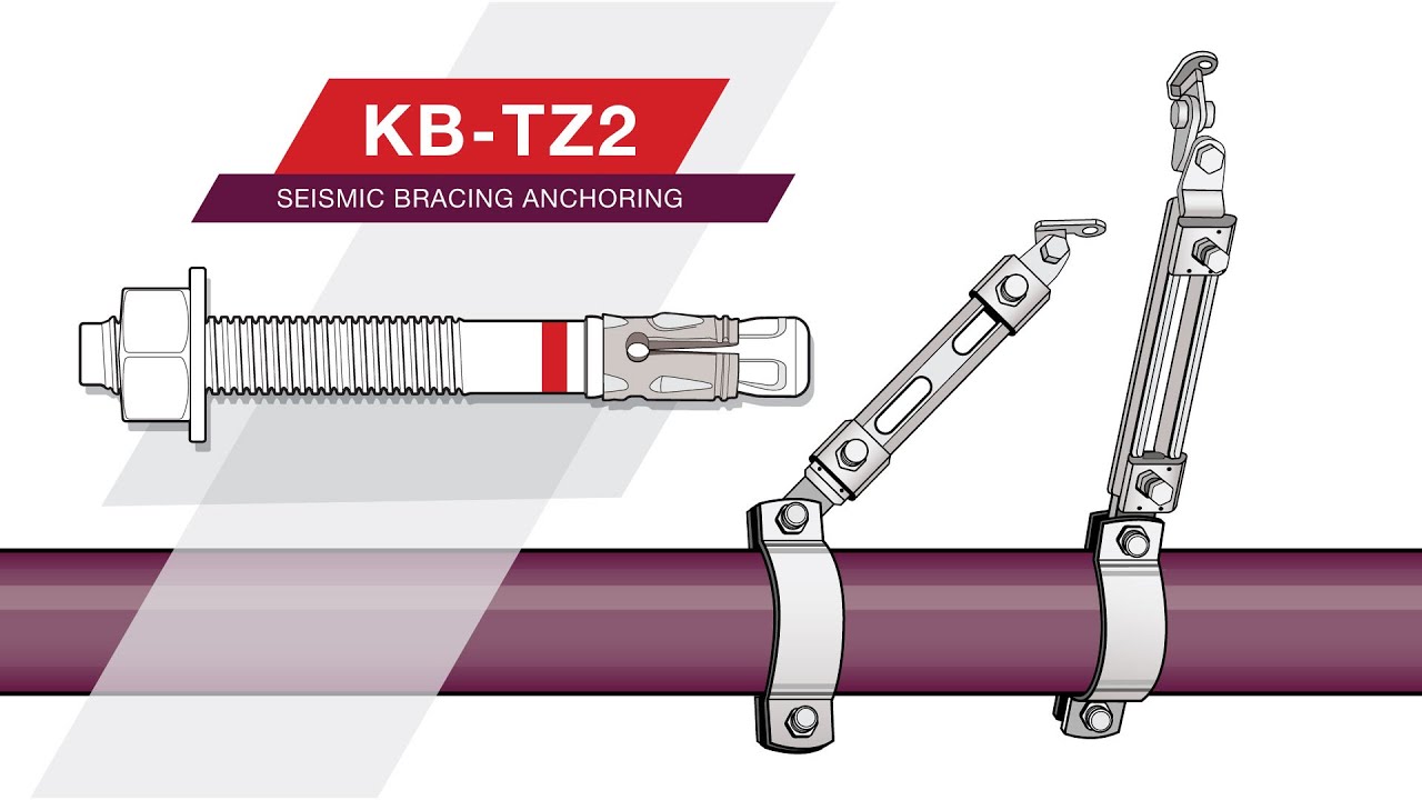 OVERVIEW of the Hilti wedge anchor KB-TZ2 for seismic bracing anchors