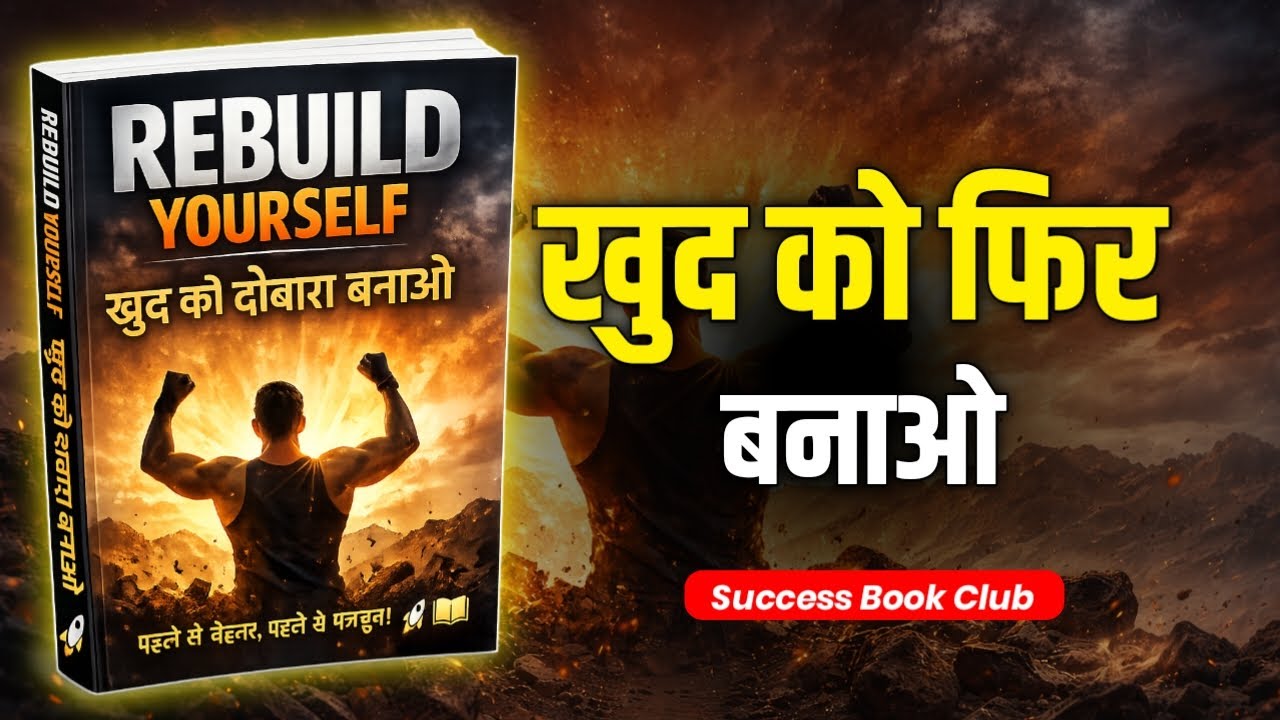 Rebuild Yourself Book Summary | खुद को दोबारा बनाओ 🔥 Powerful Motivational Audiobook
