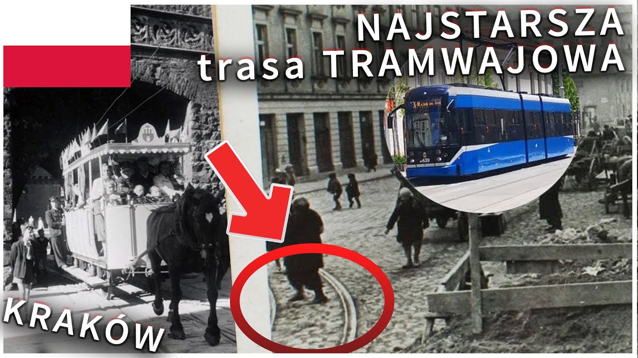 Gdzie jest najstarsza linia tramwajowa w Krakowie ?! Tramwaje wąskotorowe i konne / Kraków - cz.1