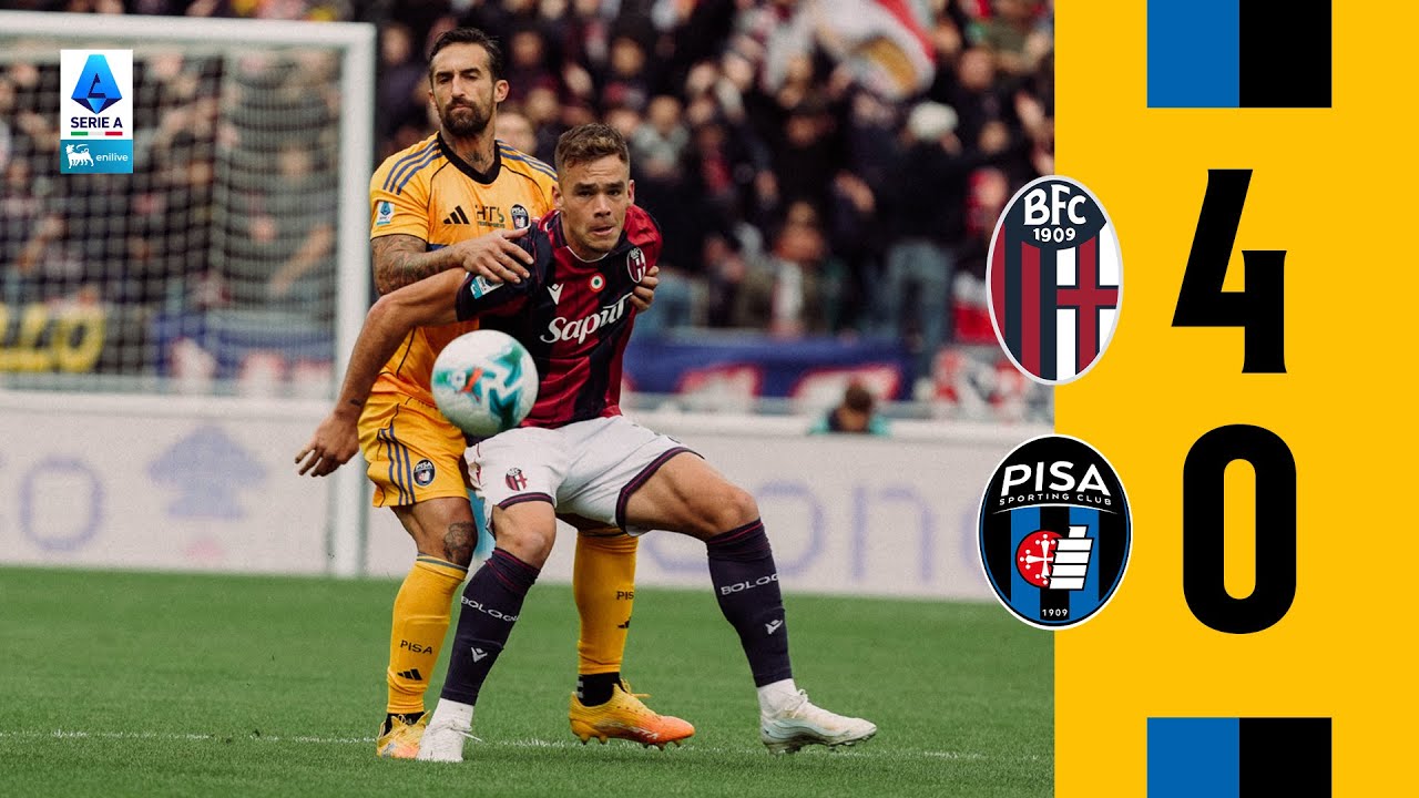 ⚽️ HIGHLIGHTS | BOLOGNA-PISA 4-0