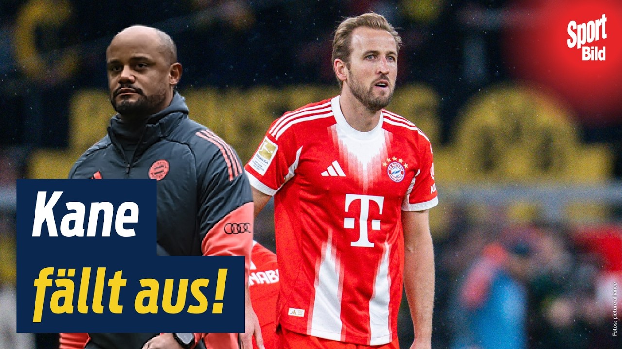 Kompany verkündet Kane-Verletzung beim FC Bayern