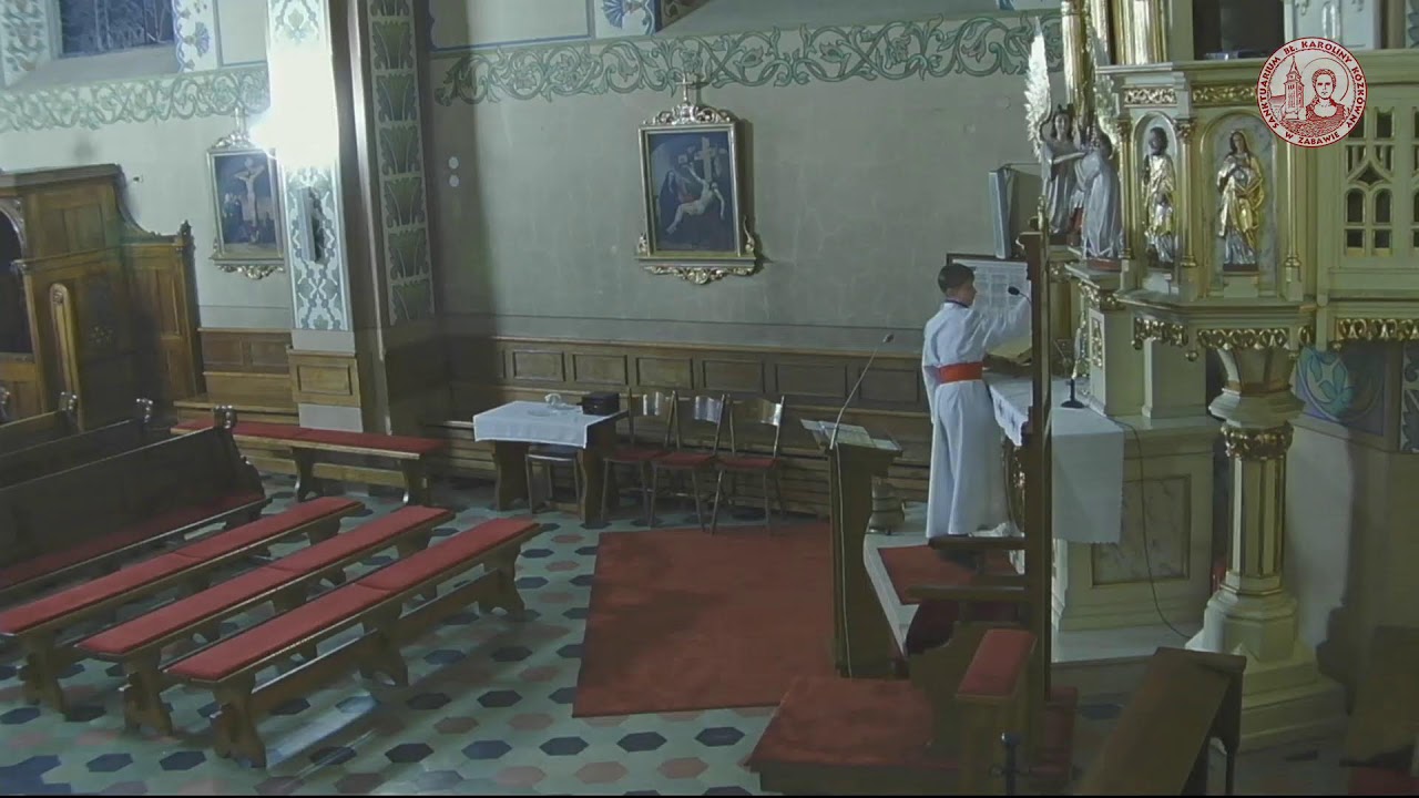 Msza św. na żywo - Sanktuarium bł. Karoliny w Zabawie