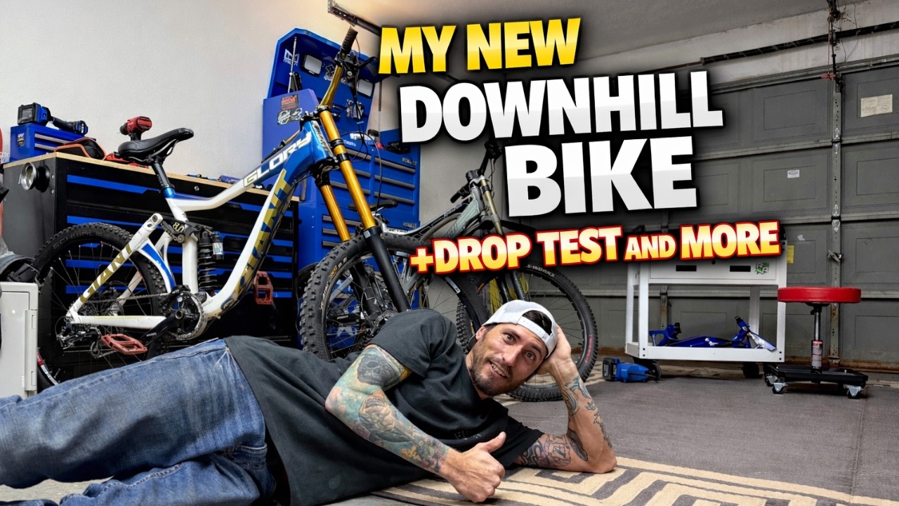 Downhill MTB DROP TEST | Tools | Hanging Out in MY Dream MTB Garage!
