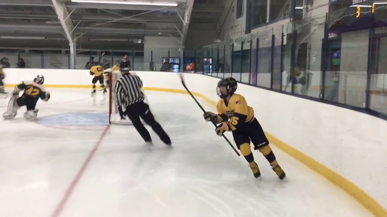 Mason Mccullough  / U12 Colorado Springs Tigers - Goal vs. Aspen Leafs. 2018 Aspen Fall FACEOFF