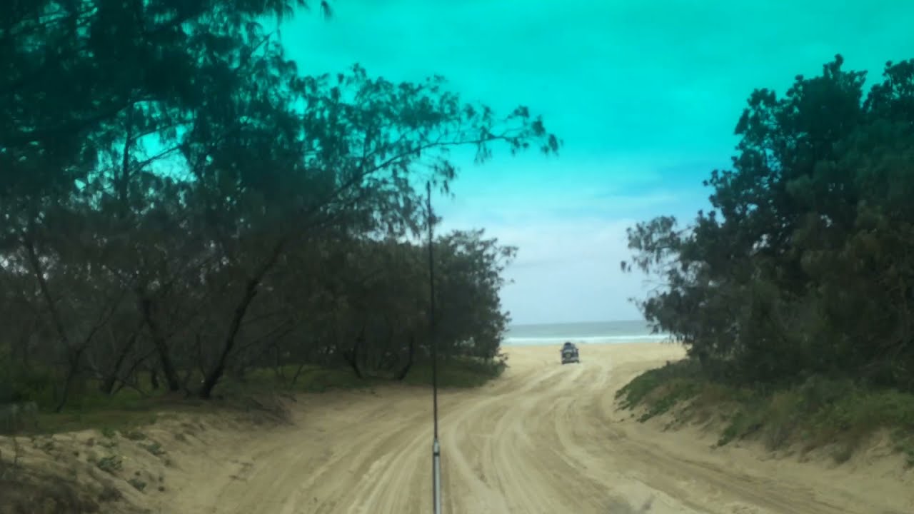 Driving The Jump Up Track Around Indian Head On Fraser Island | All About Fraser