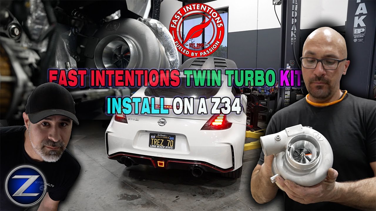 Еще один комплект FI Twin Turbo установлен на 370z!!